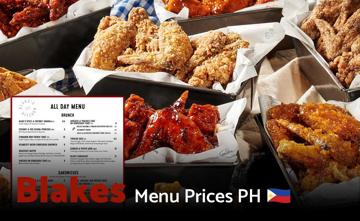 Blakes Philippines Menu Price