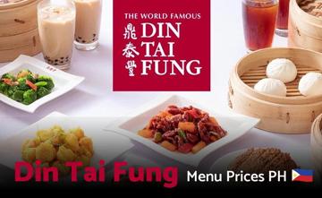 Din Tai Fung Philippines Menu Price