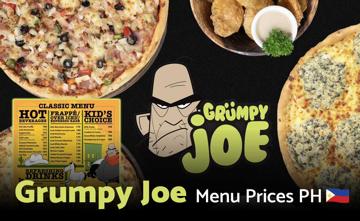 Grumpy Joe Philippines Menu Price