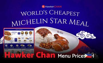 Hawker Chan Philippines Menu Price