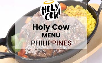 Holy Cow Philippines Menu Price