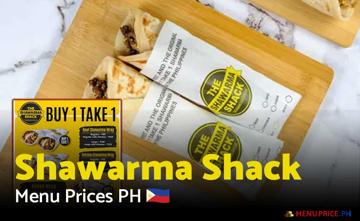 Shawarma Shack Philippines Menu Price