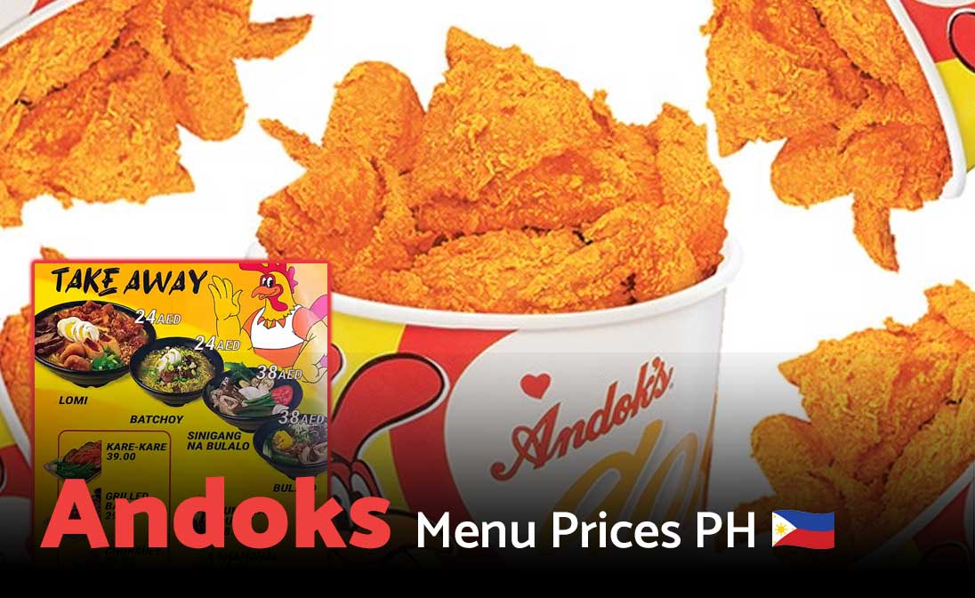 Andoks Menu Prices Philippines 2024