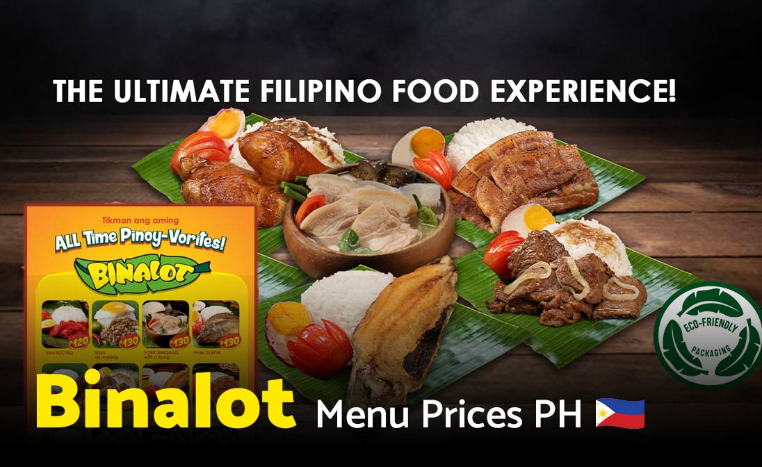 Binalot Menu Prices Philippines 2024