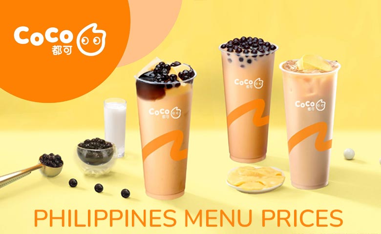 Coco Milk Tea Menu Prices Philippines 2024