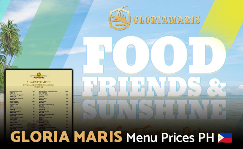 Gloria Maris Menu Prices Philippines 2024
