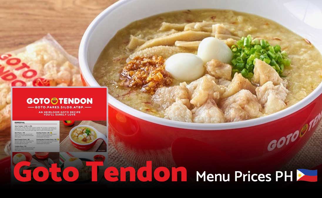 Goto Tendon Menu Prices Philippines 2024