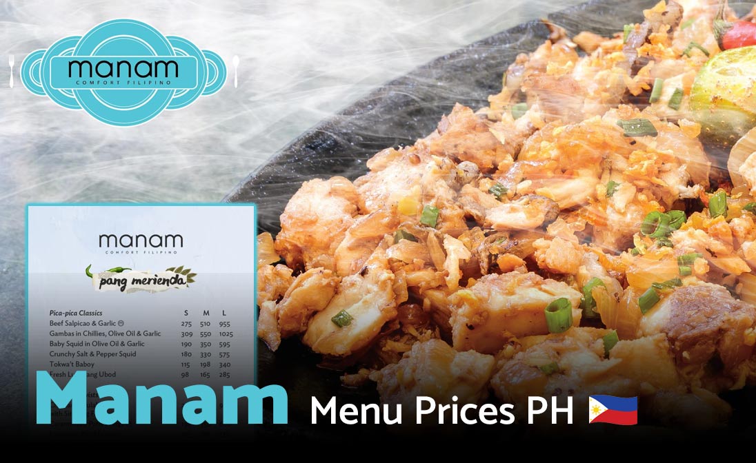 Manam Menu Prices Philippines 2024