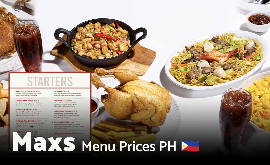 Max's Menu Prices Philippines 2024