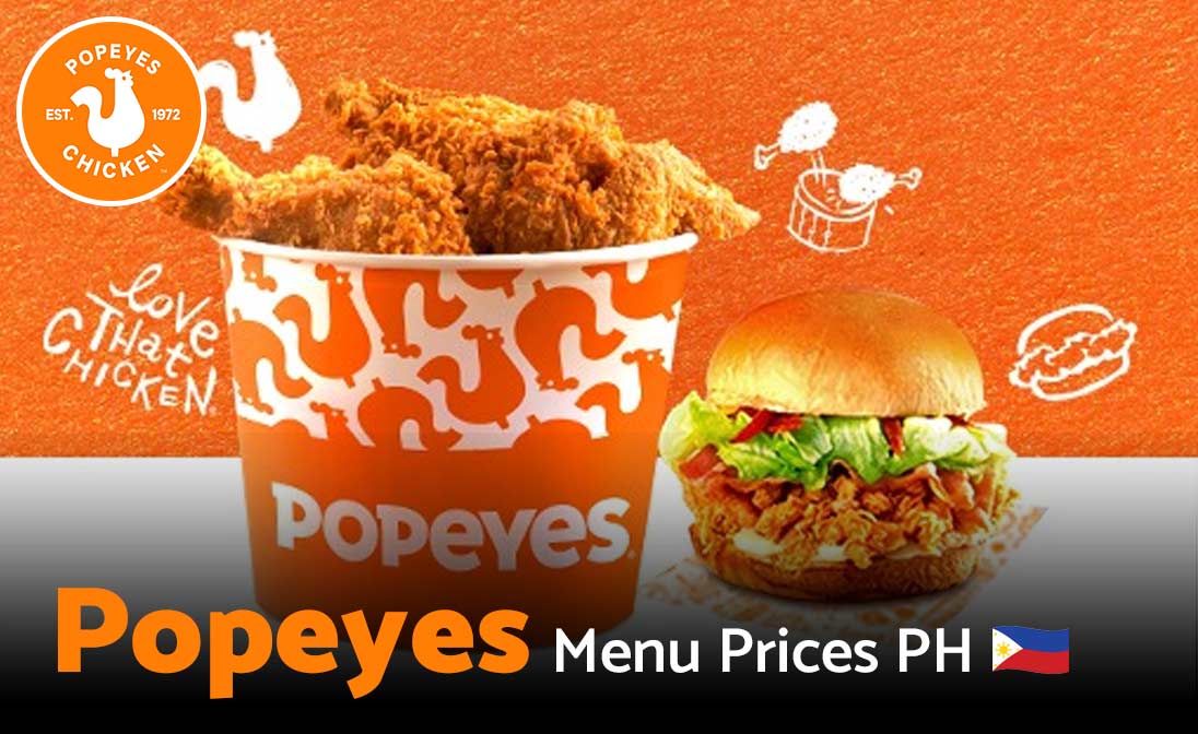 Popeyes Menu Prices Philippines 2024