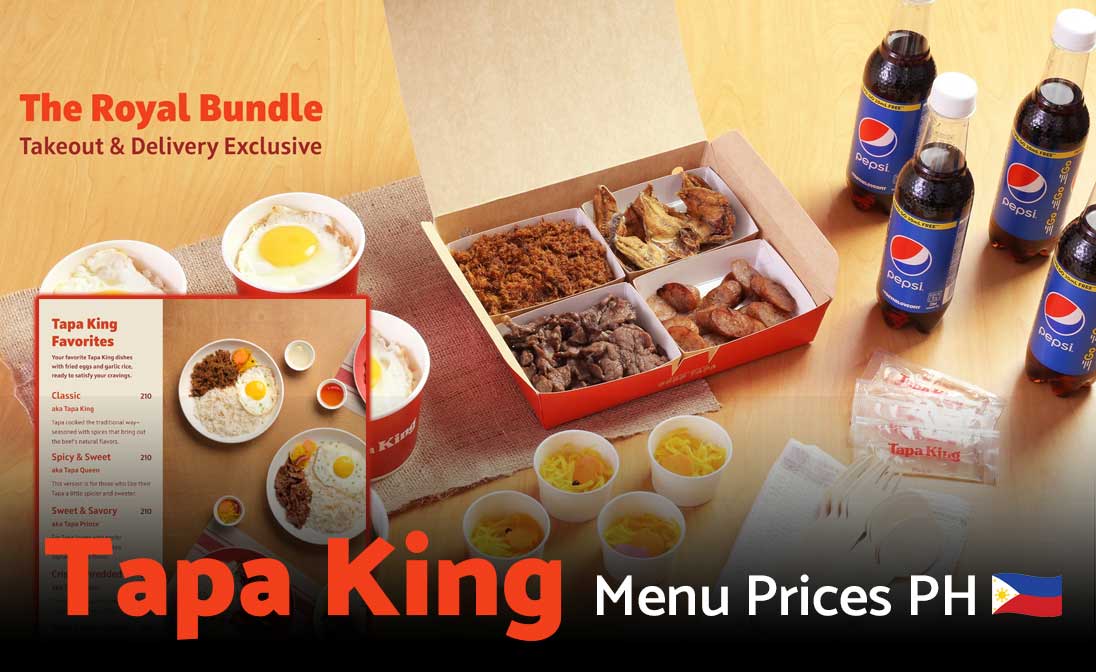 Tapa King Menu Prices Philippines 2024