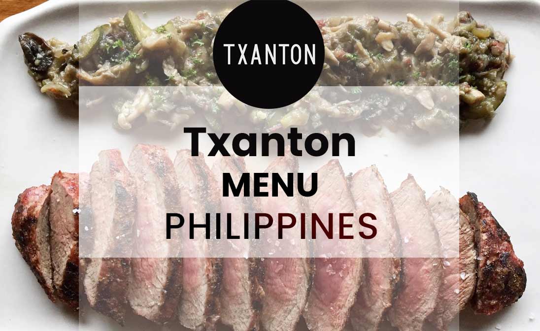 Txanton Menu Prices Philippines 2024