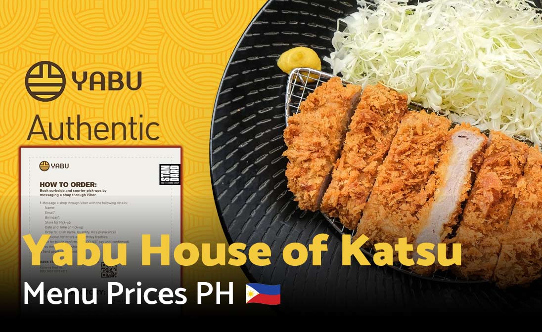 Yabu House of Katsu Menu Prices Philippines 2024